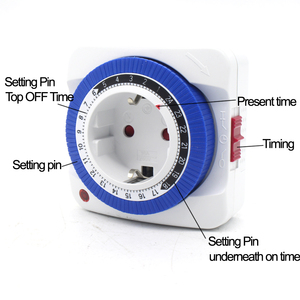 Eu Us 24 ore Timer presa di protezione programma meccanico a risparmio energetico interruttore Timer digitale spina presa a muro spina Timer - Product Image 5