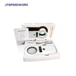 JT-H02 RFID etiketi hayvan okuyucu 134.2khz mikro çip yazar düşük frekans Mini kulak Lf okuyucu - Product Image 5