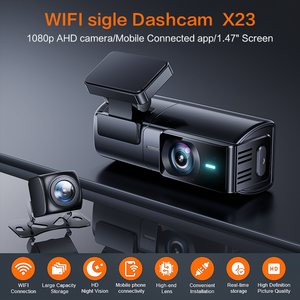 Gps takip sistemi ile 2k girişim 4k Wifi gece görüş araba için tek kanallı araç Dash kam Video kamera - Product Image 2