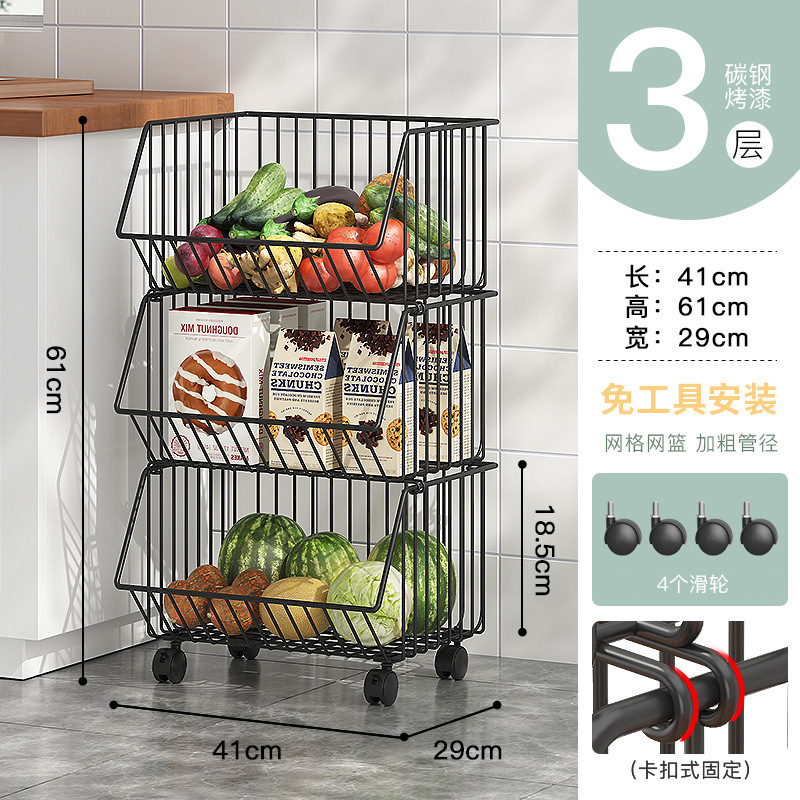 Large three-layer pulley, black