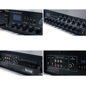 PA System Multi Channel Speaker Volume Control Professional Mixing Power Audio Amplifier <strong>Match</strong> for <strong>Sound</strong> Mixer with Wireless BT - Product Image 2