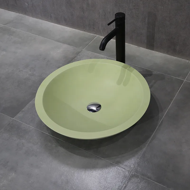 KKR Più Nuovo Verde di Colore Lavandino del Bagno Superficie Solida Lavabo