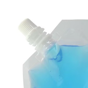 50ml 100ml 250mlフルーツジュース包装小さな透明なプラスチック製のスパウトポーチバッグ