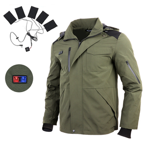 Low MOQ Cheap USB Heated Warm <strong>Jacket</strong> Electric 2in1 Heated <strong>Jackets</strong> With Logo - Product Image 1
