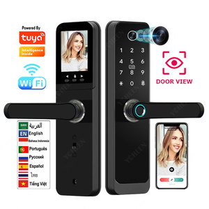 Impermeabile Tuya Wifi Smart serratura digitale della porta con Password della scheda di blocco senza fili per chiave Nfc Video Intercom sblocco remoto - Product Image 1