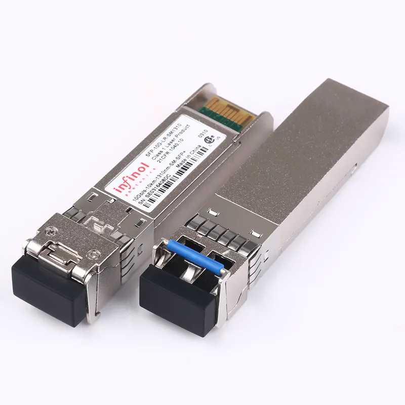 10G 10กม. 40กม. 80กม. LC SMF 1310nm 1550nm SFP + โมดูลตัวรับส่งสัญญาณแสง