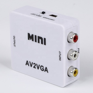Mini HD AV2VGA Video Converter AV to <strong>VGA</strong> Video Converter with 3.5mm Audio to PC HDTV Converter - Product Image 5
