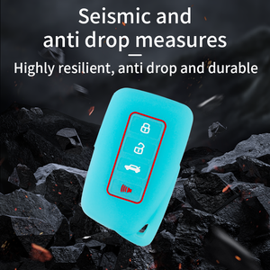 2 3 4 Button Silicone <strong>Key</strong> Fob Cover Case for <strong>Lexus</strong> ES350 GS350 GS450h IS250 RC350 NX200T NX300h LX570 Car Remote - Product Image 6