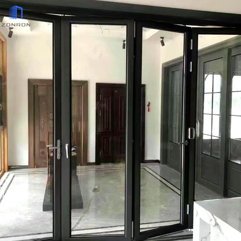 Zonron Design personalizzato insonorizzato resistente agli urti porta esterna moderna porta esterna in vetro per esterni