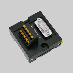 带无螺钉终端的D-SUB输入/输出模块、公D-SUB连接器和DIN35导轨安装DB9 - Product Image 1
