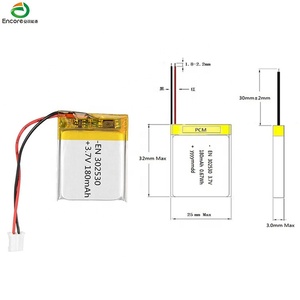 Toptan lipo pil 3.7v 180mah 0.67wh 302530 li-ion polimer lityum iyon batarya - Product Image 4