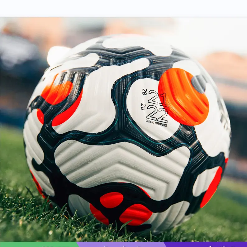 Bola de futebol profissional tamanho personalizado 3 4 5 pu, ligação térmica barata de alta qualidade original por atacado