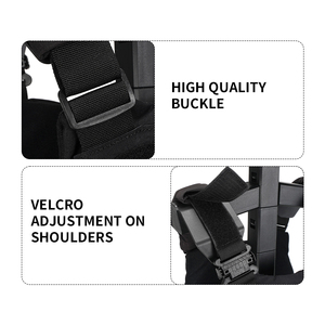 Sivi Molle chiến thuật Bánh equipo tactico chaleco tactico Trọng lượng nhẹ tấm tàu sân bay chiến thuật vest với ba Tạp Chí Pouch Bảng điều chỉnh - Product Image 4