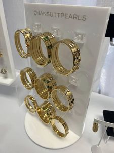 Espositore rotante in acrilico personalizzato per collezione di gioielli-ganci a doppia faccia per portachiavi e altro - Product Image 2