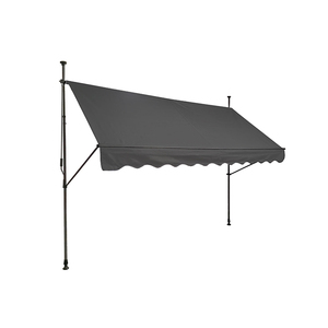 Geri çekilebilir taşınabilir siyah Balcony çatı tentesi balkon ve bahçe otel için özel tente - Product Image 2