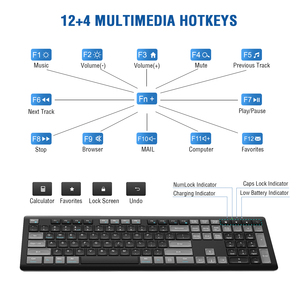 Nueva versión de fábrica, interruptor de tijera inalámbrico, combo de teclado y ratón de computadora, súper delgado y silencioso - Product Image 4