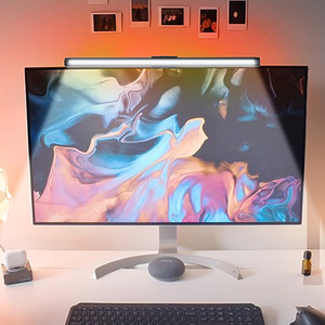 USB-Powered Eye Care <strong>LED</strong> Task Lamp for <strong>E</strong>-Reading <strong>RGB</strong> Computer Smart Screen Monitor Light Bar Touch Control for Home Office Desk
