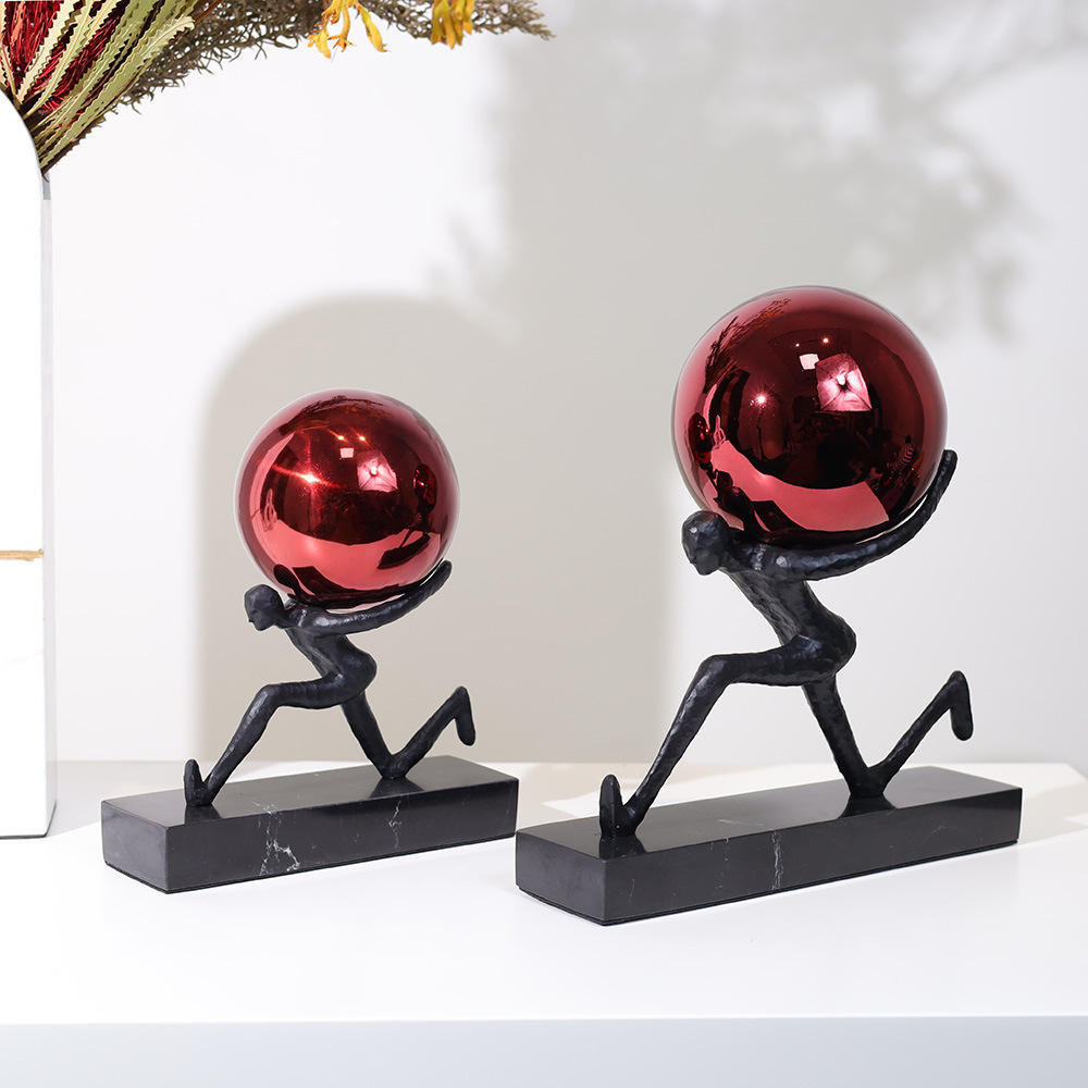 Silver+Red Ball 18x7x20cm