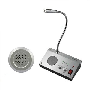 Intercomunicador de ventana, interfono antiinterferencias, sistema de contador de banco, micrófono de intercomunicación de doble vía
