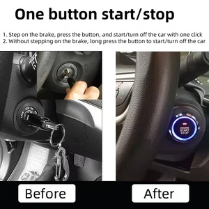 Alarma de coche con arranque automático, pulsador de un botón, parada de arranque automático, sistema de entrada sin llave, llave inteligente, Kit de arranque remoto, accesorios Automotrices - Product Image 5