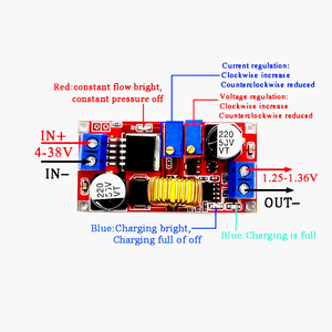 XL4015 <strong>Power</strong> Supply Module for <strong>LED</strong> Drives Large Current 5A Constant Current Constant Voltage for Lithium Battery Charging <strong>ICs</strong> - Product Image 2