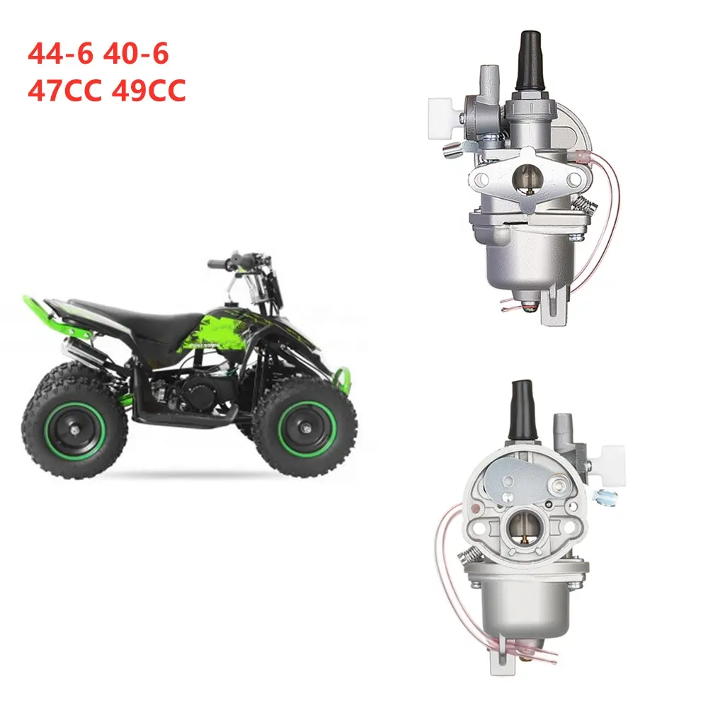 40-6 44-6 47CC 49CC 13MM Carburetor For Mini ATV Quad Dirt Pocket Bike Mini Moto Go Kart