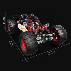 RC автомобиль восхождение внедорожный программируемый App управление DIY строительные блоки дистанционного управления автомобилем монтажный комплект стволовых игрушки 350 шт - Product Image 5