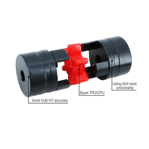 45# Steel L070 <strong>Coupling</strong> Quincunx Elastic <strong>Coupling</strong> Celastic Claw <strong>Coupling</strong> 45 Round Steel XL / ml Large Torque - Product Image 5