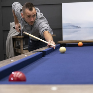 Akçaağaç ahşap mili hızlı eklem 12mm İpucu 1/2 sopa kırmızı bilardo havuz Cue - Product Image 6