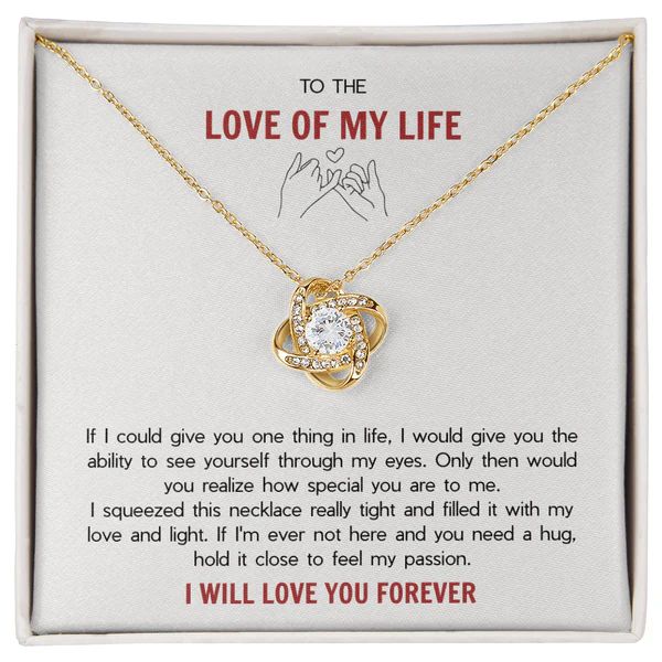 Gold Necklace + Card Gift Box