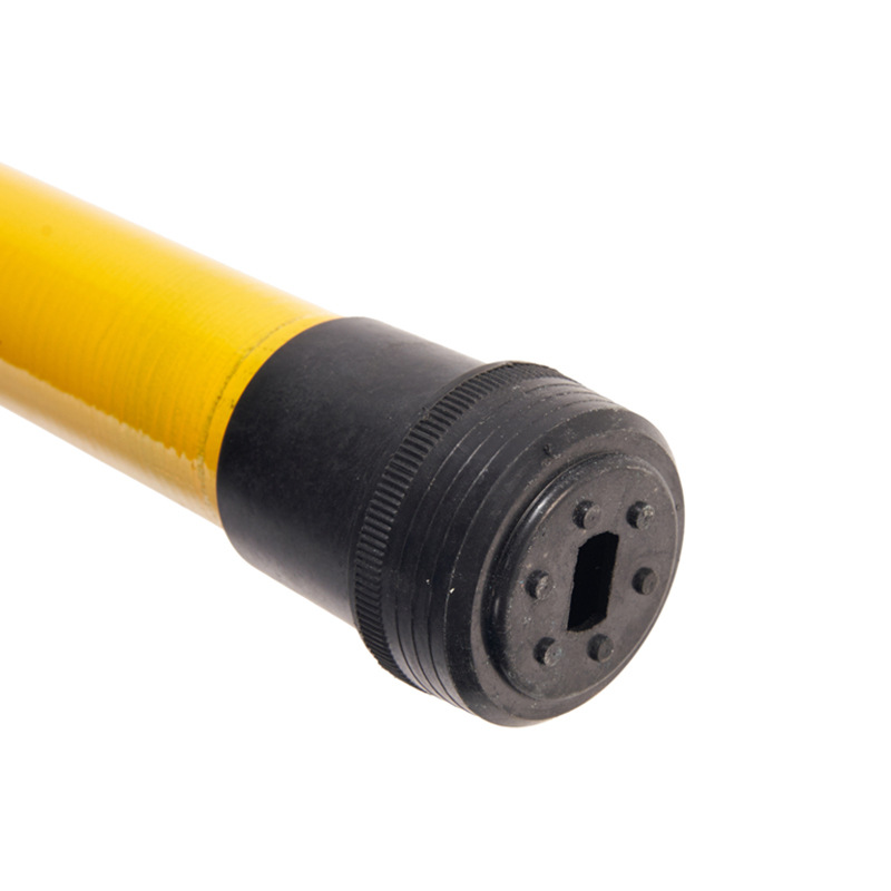 Poteau de sauvetage en acier inoxydable de 2 mètres (anneaux compris)