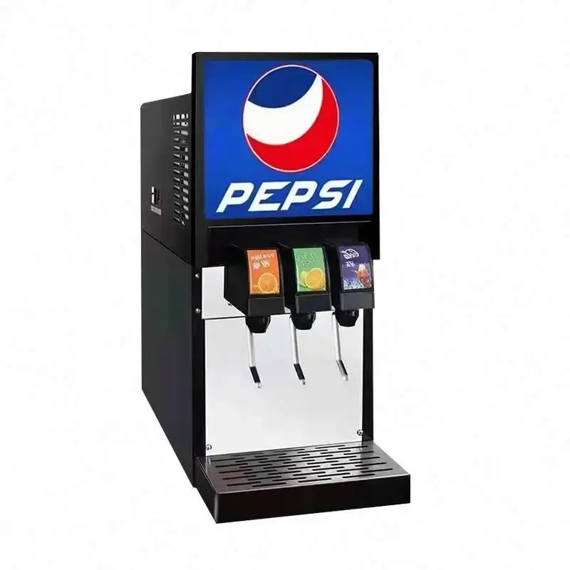 Commercial Cola Making Machine Post Mix Soda Fountain Beverage Dispenser For Convenience Shop