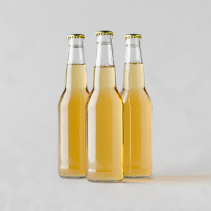 用于烧酒啤酒和白酒的350毫升透明玻璃瓶-透明多功能饮料包装解决方案 - Product Image 2