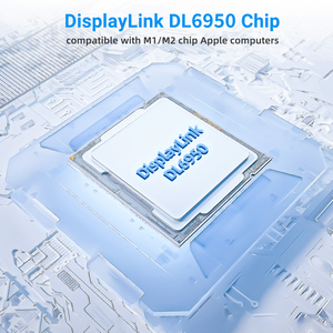 Usb-c至HDMI 4K60Hz双显示器适配器，带OTG 100W Pd USB 3.0和HDCP 1.4 DisplayLink支持多屏幕切换 - Product Image 6