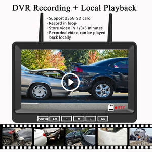 Awintech Wireless <strong>Reverse</strong> Camera 7&quot; Vehicle Rear View Monitor + Waterproof Back up Camera Night Vision Parking <strong>System</strong> for Truck - Product Image 4