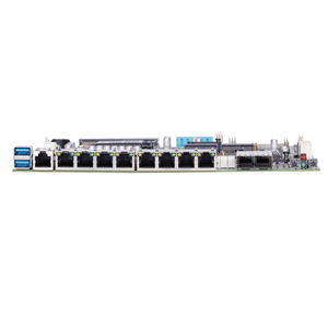 Scheda madre H110 8 * RJ45 LAN 2 * fibra ottica LAN 2 * DDR4 32GB RAM M.2 Kaby Lake 7th gen i3-7100 ATX PSU 8LAN 2SFP Intel i210-AT