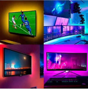 Yüksek parlaklık USB 5050 RGB led ışık şerit değil su geçirmez 30 led/metre açık led şerit ışık - Product Image 3