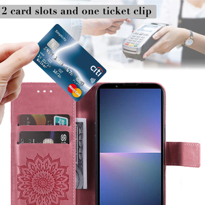 索尼Xperia 1 5 10翻盖钱包手机套皮套 - Product Image 3