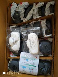 3m 3200 solunum koruma kimyasal silikon sanayi emek yarım yüz maskeleri Anti hava kirliliği 3200 püskürtücüler - Product Image 6