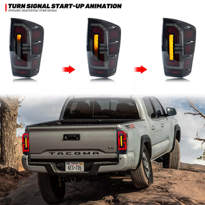 Lámpara trasera de luz LED completa para Toyota Tacoma 2016 2021 App Control RGB Conjunto de lámpara trasera secuencial - Product Image 3