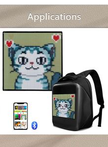 Produttore RGB LED programmabile controllo App 64*64 Pixel schermo pubblicitario display a LED - Product Image 5