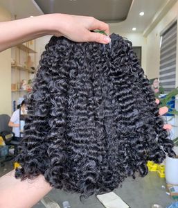 הסיטונאי ישר הסיטונאי ספק שיער גלי טבעי בורמזי שיער מתולתל צמות יחיד תורם אנושי גולמי ויטי