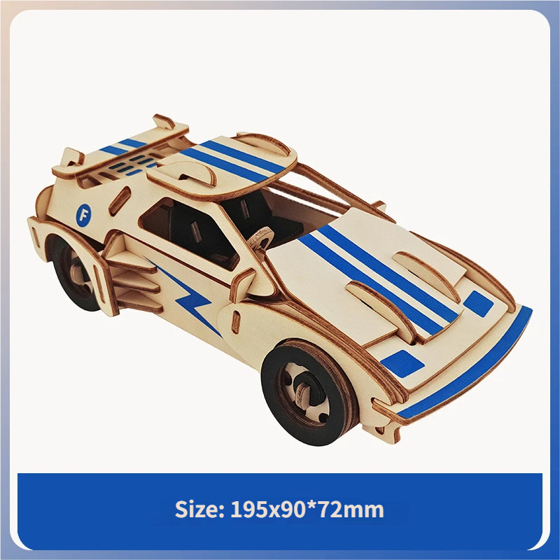 voiture de course (2 grandes feuilles)