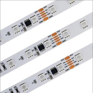 แถบไฟ LED 36V LC8824/Ucs2904 SMD 5050ยืดหยุ่น54 led/ เมตร54 LEDs ต่อเมตร12mm PCB RGBW สำหรับการประยุกต์ใช้แถบบาร์ - Product Image 1