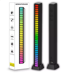 RGB lamba LED pikap ışık ses kontrol lambası ortam ışığı akıllı APP kontrol müzik ritim için oyun masaüstü ışık - Product Image 1
