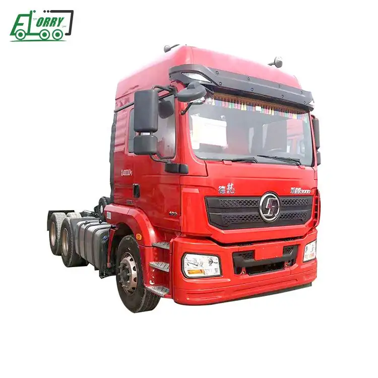 Euro 2 10 Caminhão Trator de rodas na China Shacman Faw Caminhão Trator Usado 430hp F3000 6*4 Câmera 12 Suspensão a ar Caminhão Pesado Ma