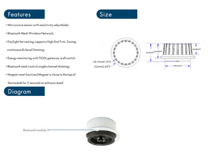 Sensor de movimiento de la luz del interruptor de tiempo de retardo/modo de ajuste del detector de movimiento del cuerpo humano Control automático 220V 110V - Product Image 4