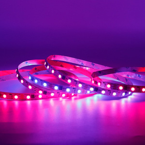 <strong>12W</strong> DC <strong>12V</strong> Running <strong>LED</strong> Strip Lights with 60 WS2811 <strong>LEDs</strong> IP65 &amp; IP20 Rated for Bluetooth Remote Control Wifi Connectivity IP67 &amp; - Product Image 3