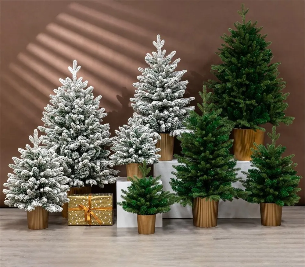 2023 New Holiday Living Outdoor Led Iluminado Árboles de Navidad