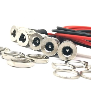 DC-099 DC สายไฟแจ็คซ็อกเก็ตเกลียวหญิงเชื่อมต่อเมาท์อะแดปเตอร์5.5x2.1/5.5X2.5มิลลิเมตร10A ที่มีฝาครอบกันน้ำ - Product Image 3